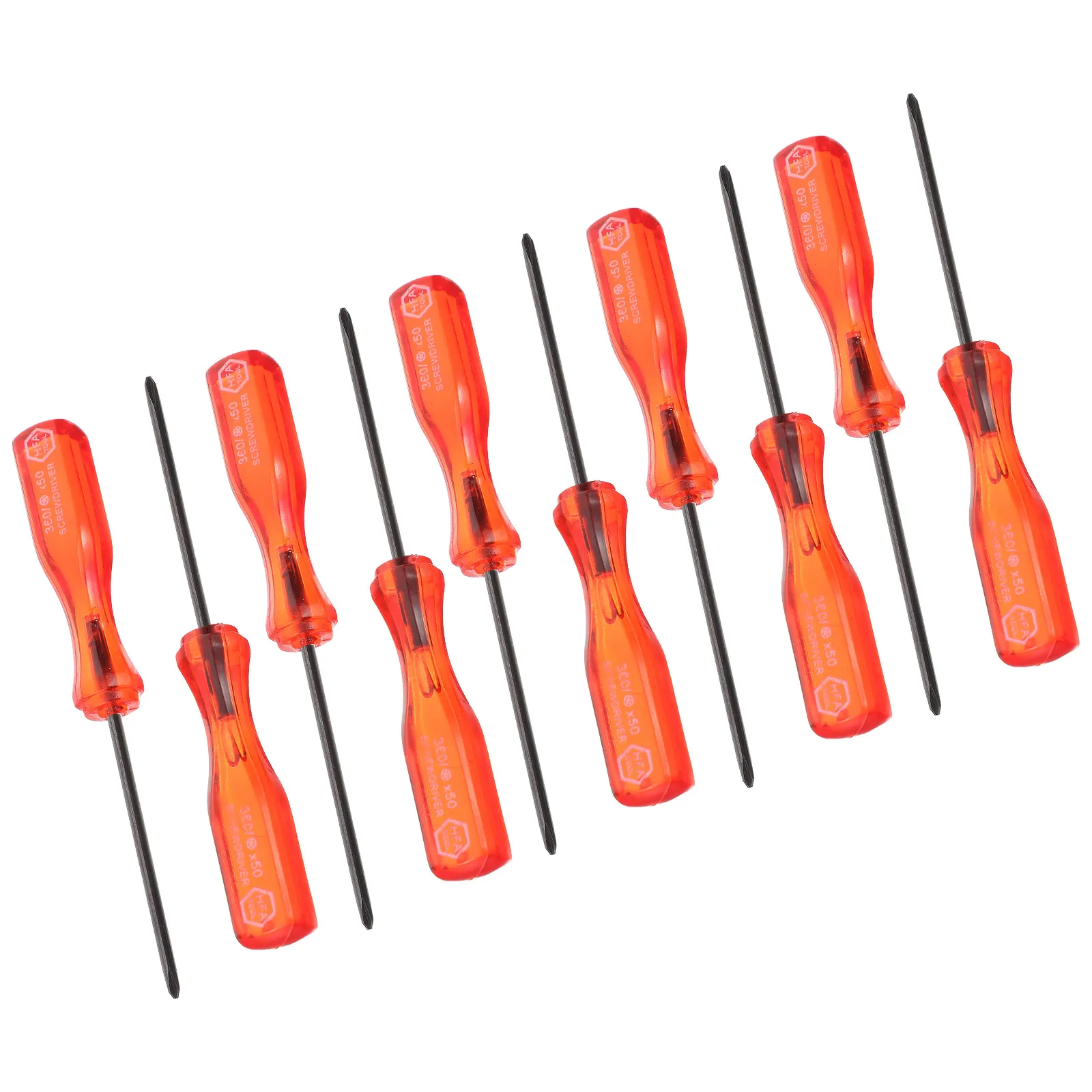 

10pcs Cross Head Screwdrivers for Repairing Gaming Machines Tools Plastic H Metal Tip Practical Helper Game Fixing