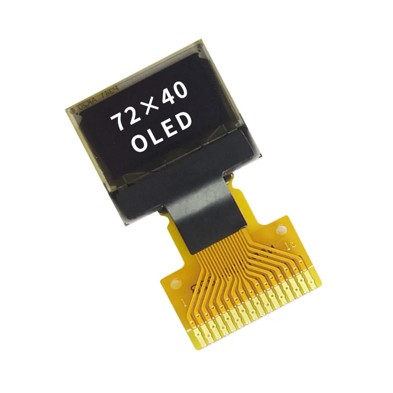 (5 buah) layar OLED 0.42 inci 72*40 Dot Matrix layar OLED SSD1315 kompatibel dengan SSD1306 Drive cahaya putih 16Pin