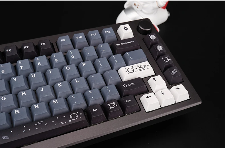 Imagem -06 - Gmk Galaxy Keycaps para Teclado Mecânico Perfil Cereja Pbt Sublimação de Tintura Interruptor mx com Deslocamento 1.75u 134 Teclas