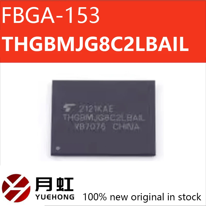 Oryginalne elementy elektroniczne FBGA-153 THGBMJG8C2LBAIL eMMC