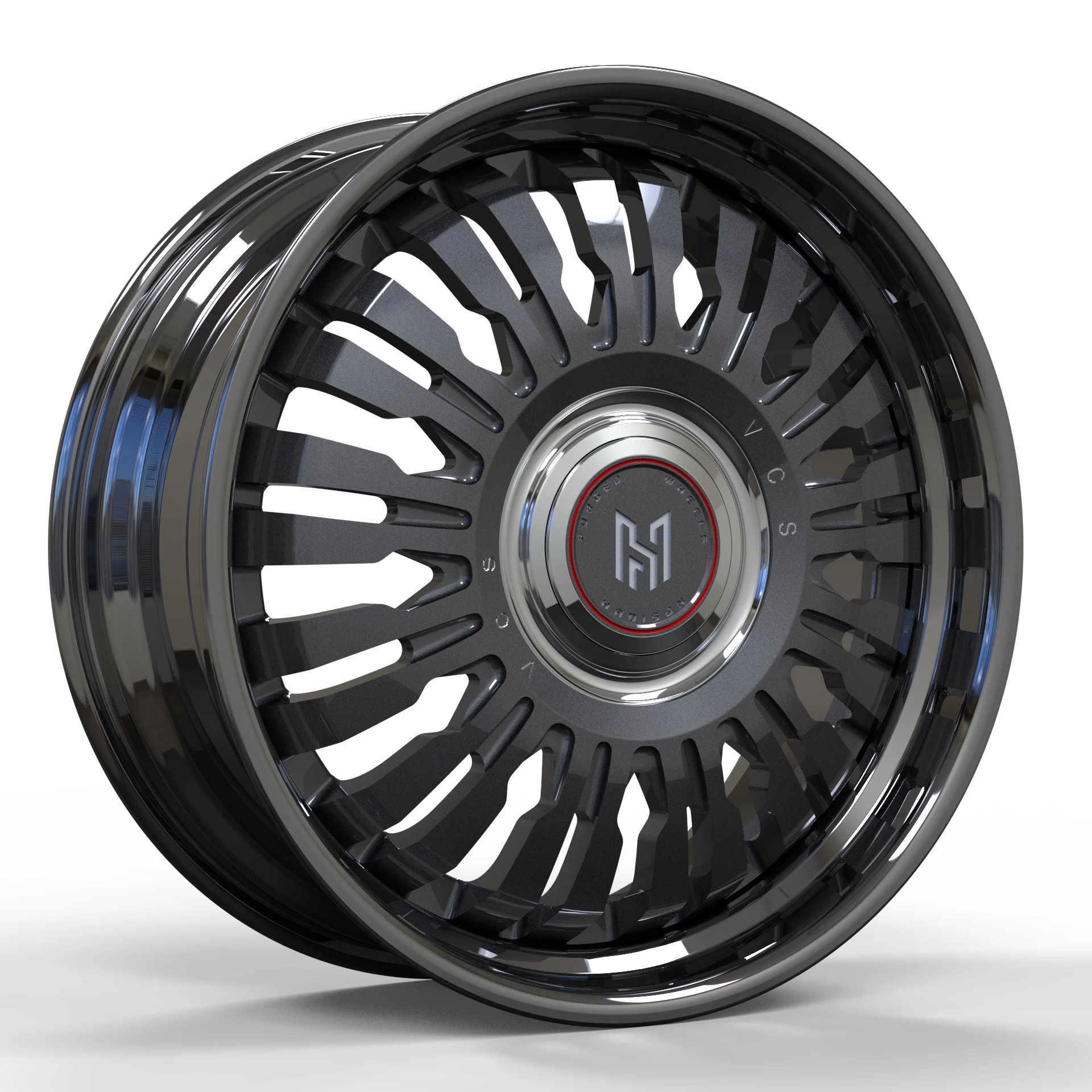 

HADISON HD2P1004 Custom 2PC Forged Wheels 16 To 24 Inch Black Chrom Milled Aluminum Alloy Wheel Suitable For Luxury Car Wheels