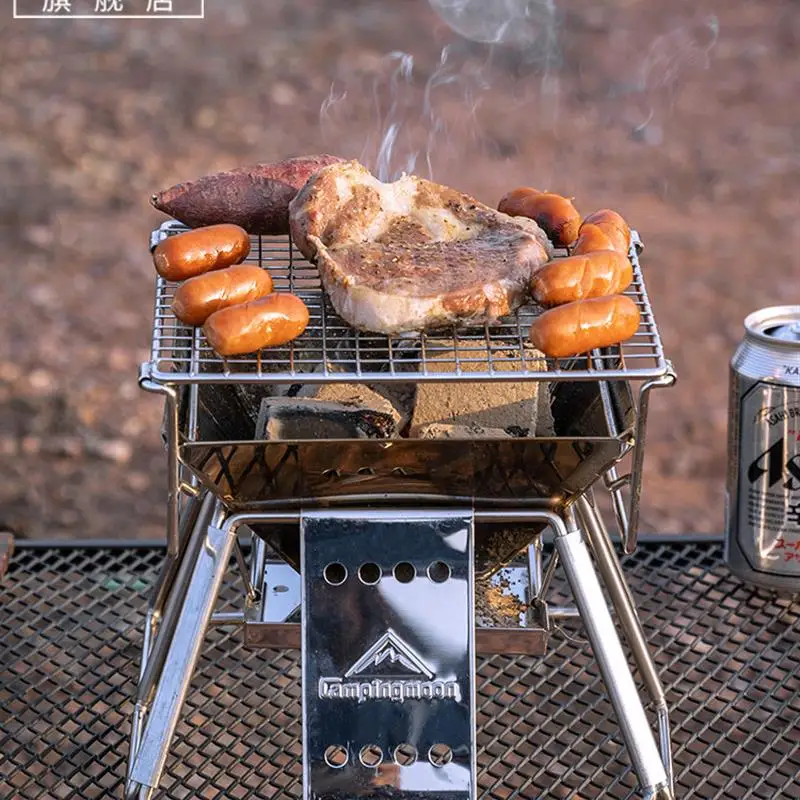 table-de-foyer-multifonction-pour-barbecue-en-acier-inoxydable-design-portable-entree-de-pique-nique-entree-de-pique-nique