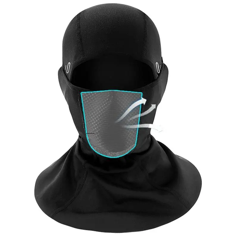 

Football Ski Masque Winter Full Face Cover Ski Neck Cover For Men & Women Motorcycle Ski Scarf For Skiing Snowboarding Cycling