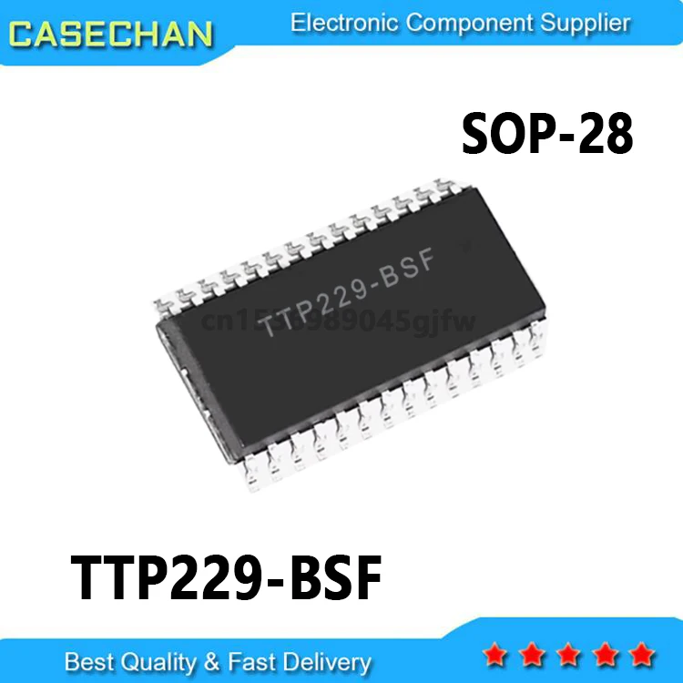 5PCS New and Original SSOP-28 TTP229  TTP229-BSF