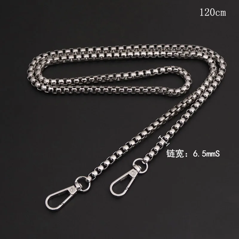 Correa de hombro para mujer, accesorio de Metal de 120cm, cadena cruzada, hebillas de monedero