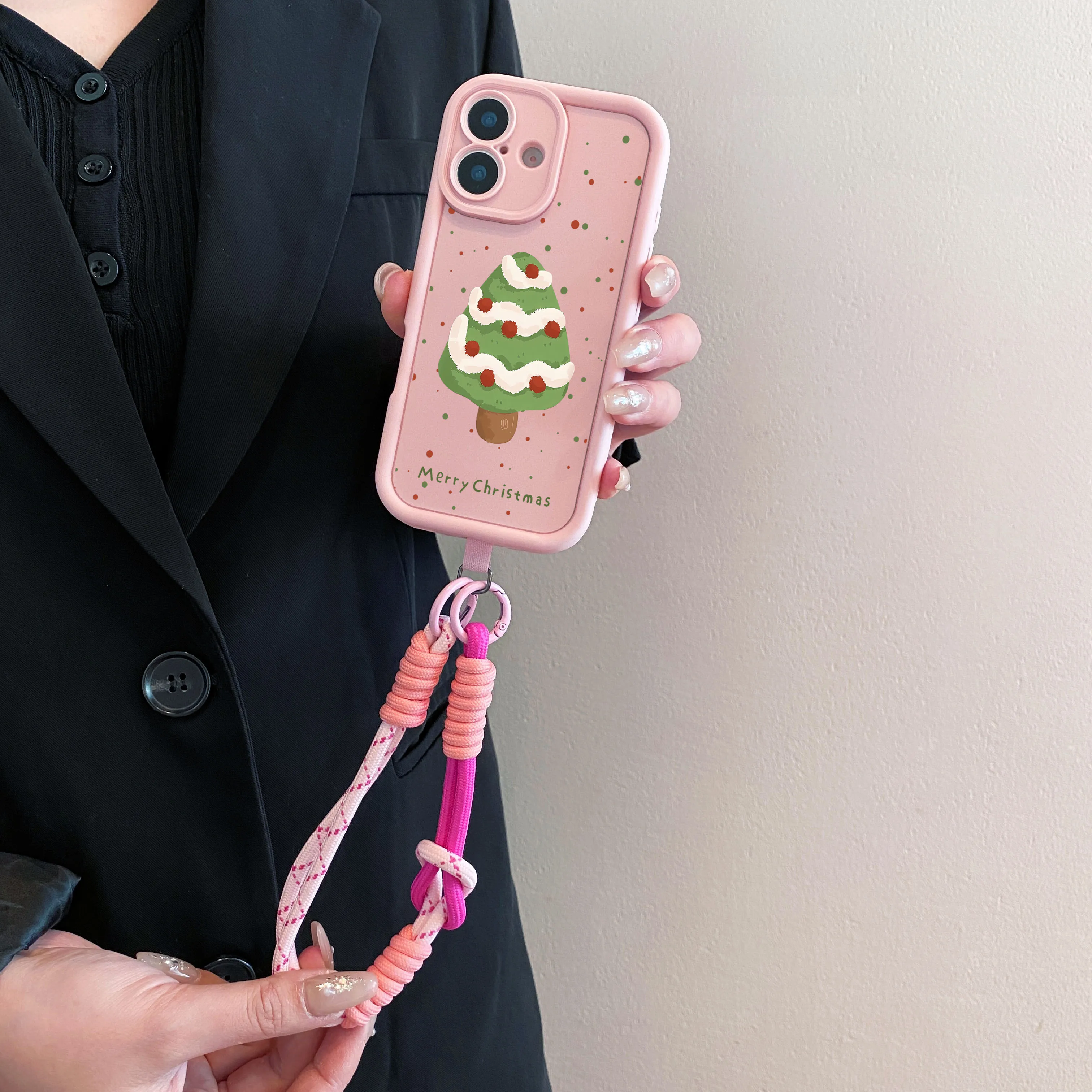 2025 لسامسونج A56 55 36 26 16 06 15 35 25 54 34 24 73 53 71 51 31 72 52 32 14 12 17 07 شجرة عيد الميلاد Crossbody الحبل