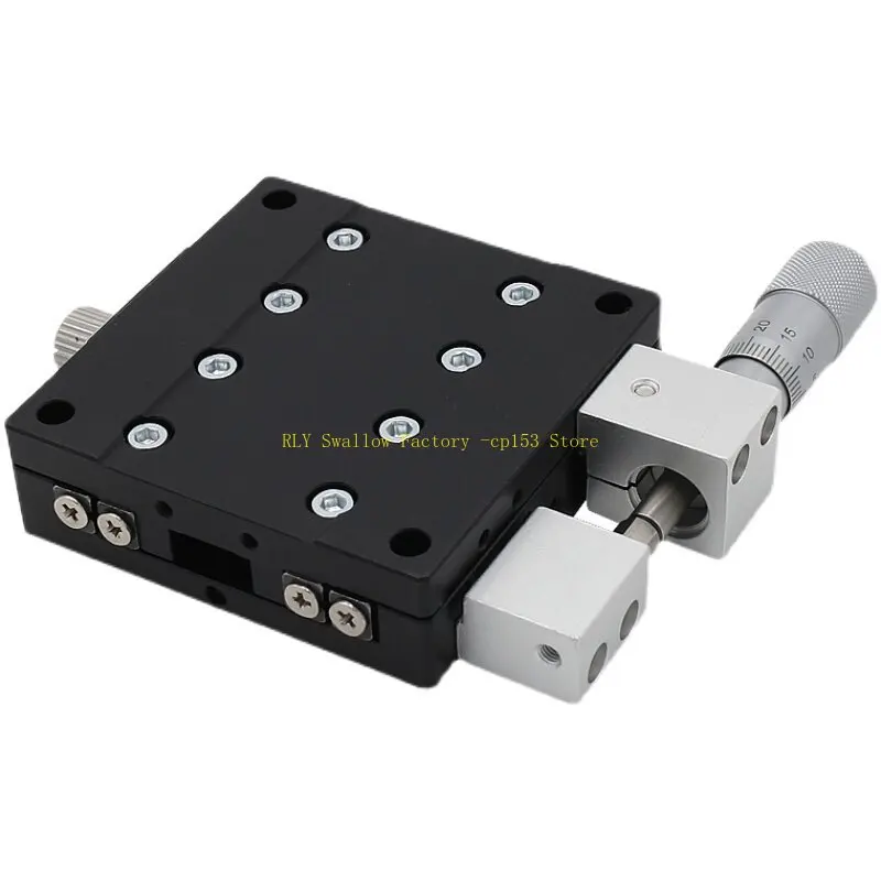 X-axis precision displacement platform optical LX40/60/80/90/125 manual fine-tuning translation slide table table