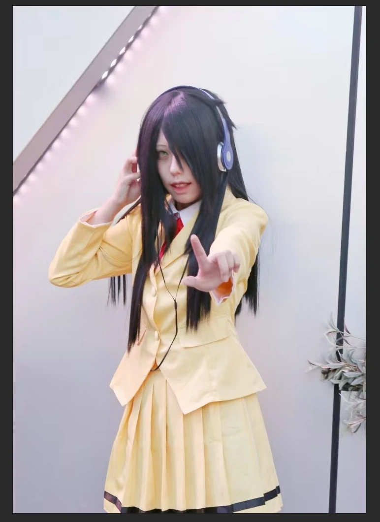 

Tomoko Kuroki Cosplay Full Costume from Watamote Anime