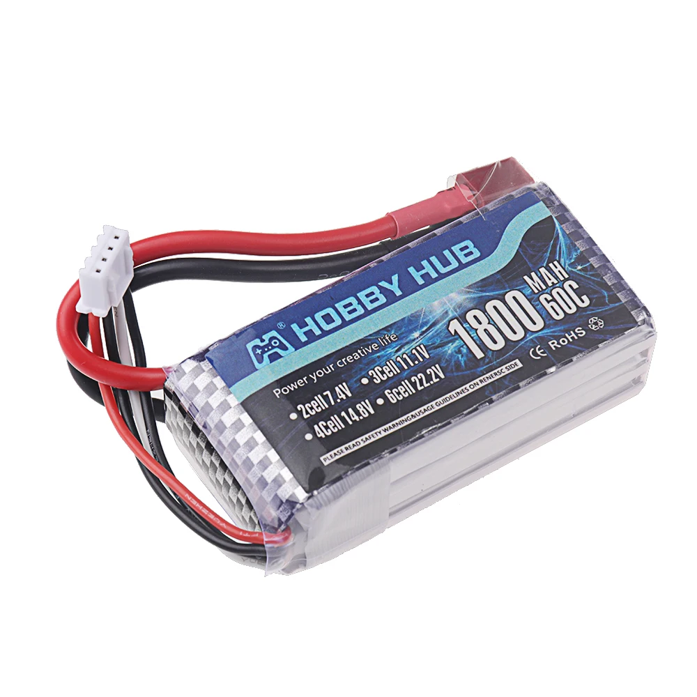 3S Lipo Battery 11.1V 1800MAH 60C Power Battery RC Car For FPV RC Drones Boats Remote Control Toys Rechargeable 11.1V Bateria