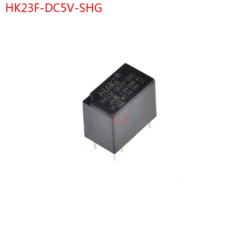 5pcs Power Relay hk23f-dc5v-shg 2a/120vac 6pin 5v Realys hk23f-dc5v Hk23f Dc5v