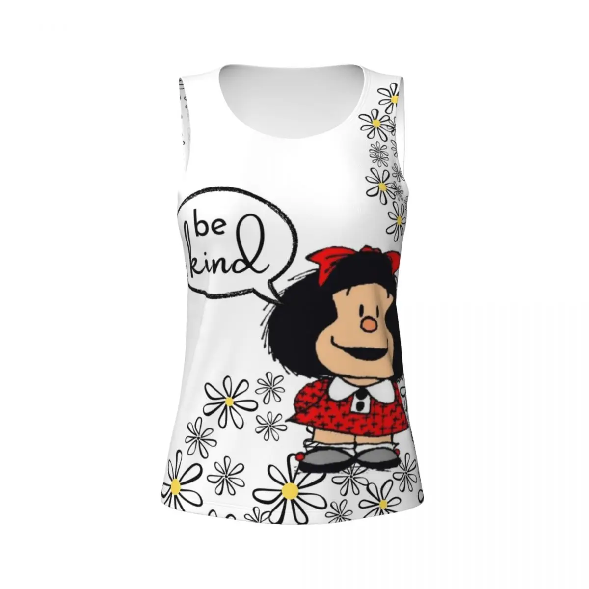 Camicie da Yoga personalizzate MAFALDA Be Kind per le donne canotte da corsa per allenamento atletico argentino