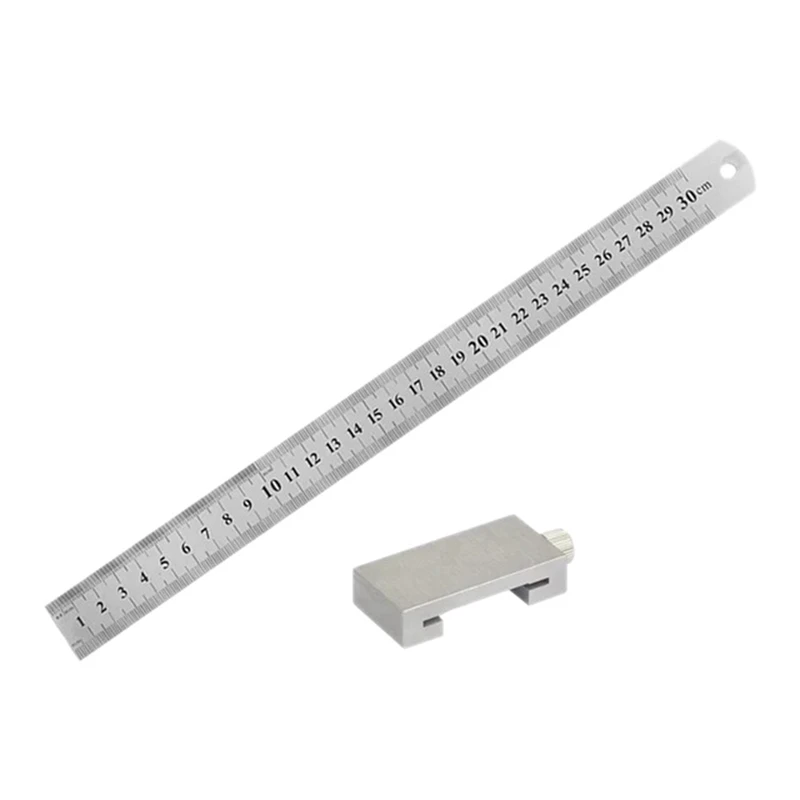 

Metal Carpenter Carpentry Square Woodworking Tools Carpentry Steel Ruler Positioning Limit Block Measuring