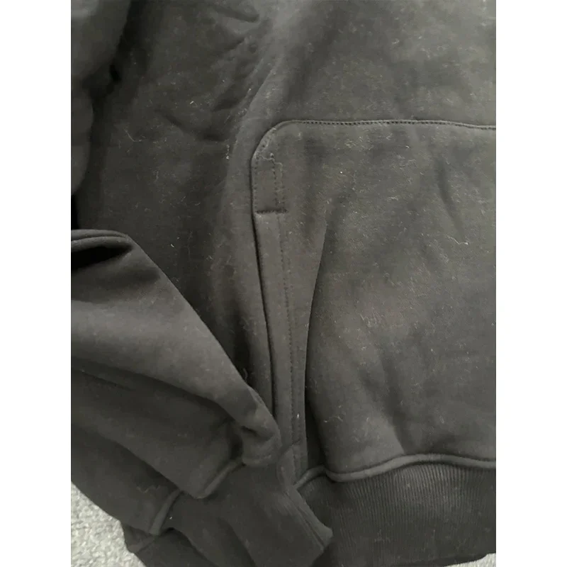 الهيب هوب الرجال مقنعين 6PM الحفر المطرزة خطابات زائد المخملية البلوز البلوز Sweatpants طويلة العصرية الرياضة البدلة سترة