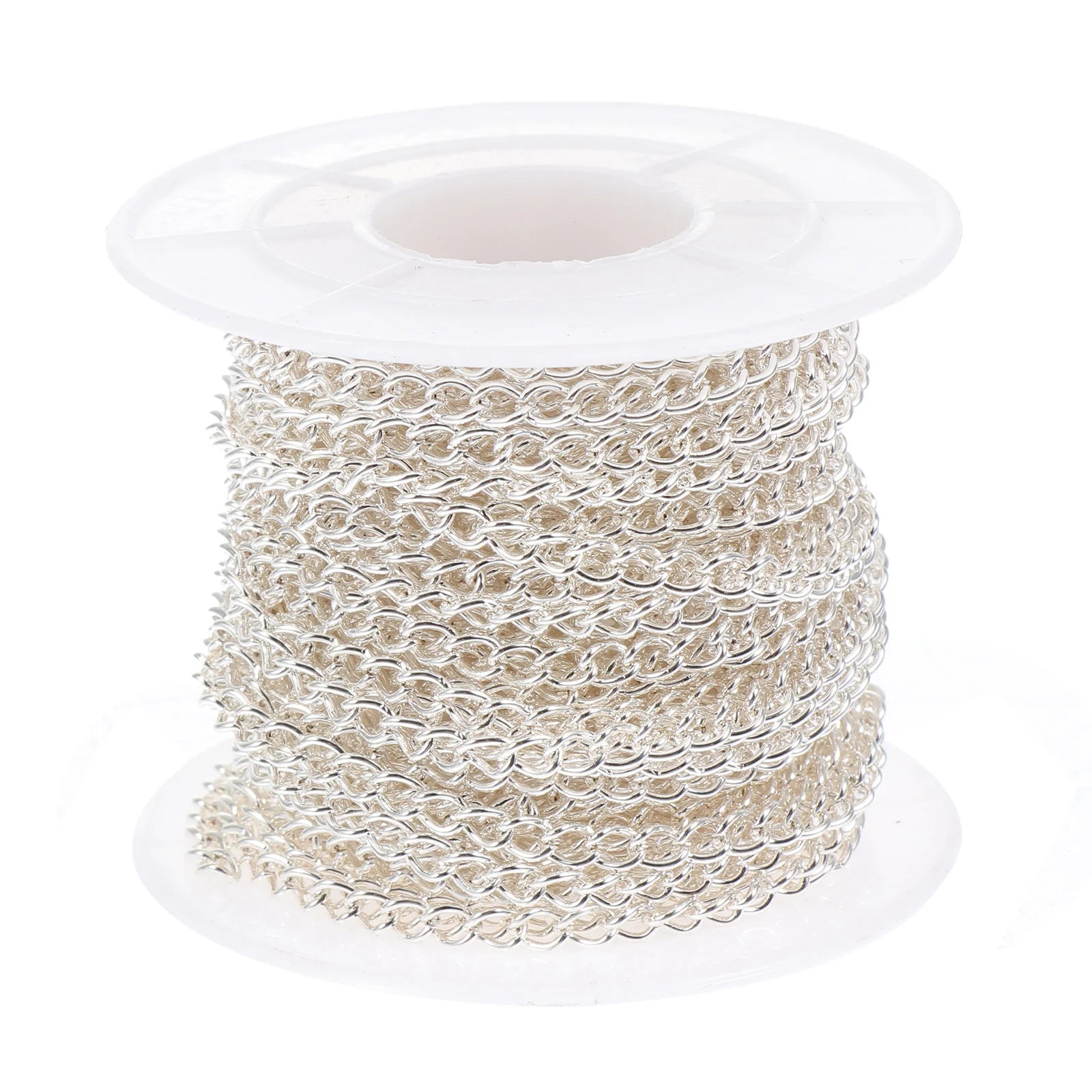 

Premium Electroplated Iron Chain Diy Pendant Lanyard Neck Hanging Jewelry Bracelet Bag Accessory Replacement Oval Link Chain