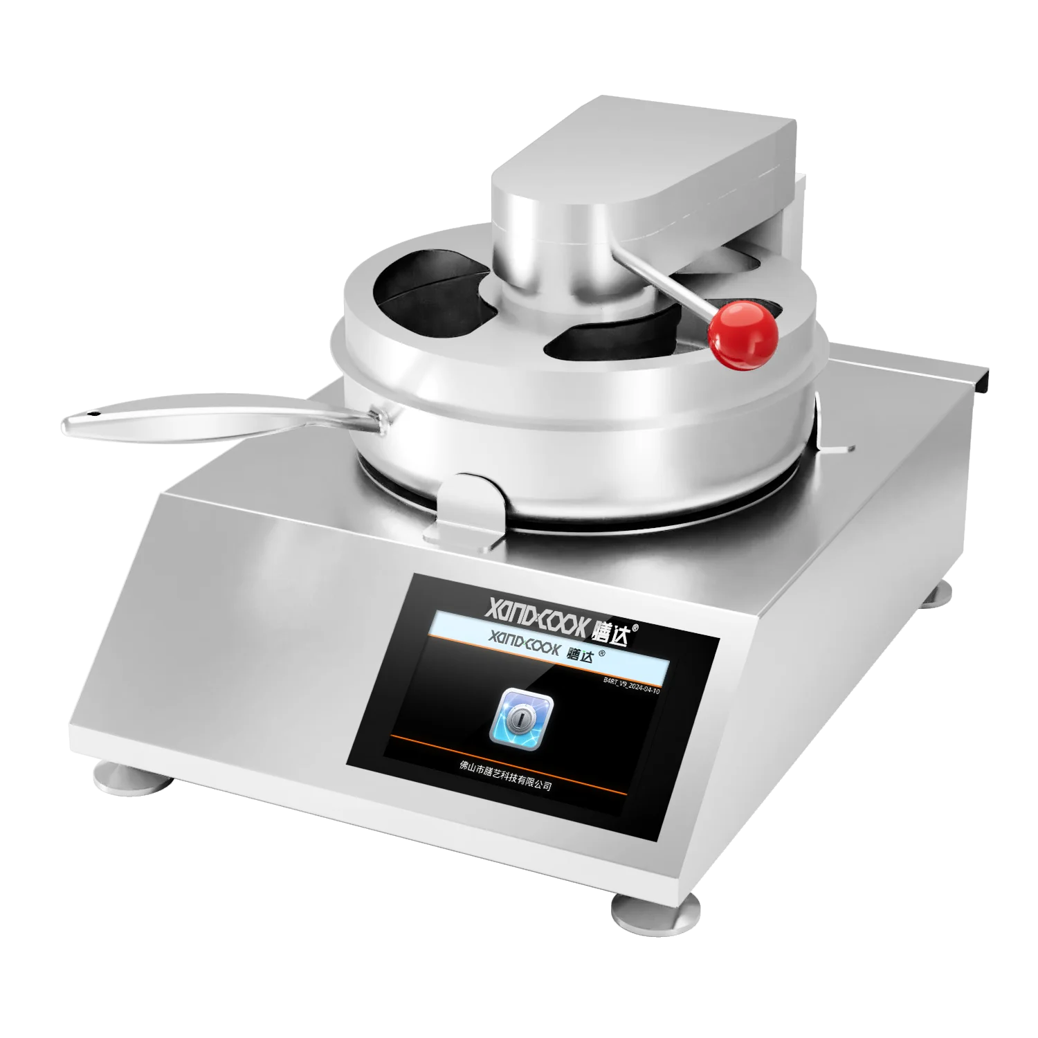 Intelligent Commercial Cooking Robot Chef With Carbon Steel Blade 30000W Automatic Fried Rice & Wok Machine