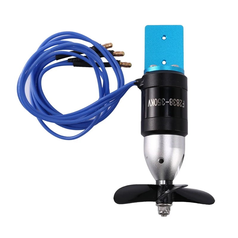 IPX8 Waterproof Underwater Thruster 2838 350KV 2.4KG Thrust Brushless Motor with 55mm 60mm Propeller for ROV RC Boats