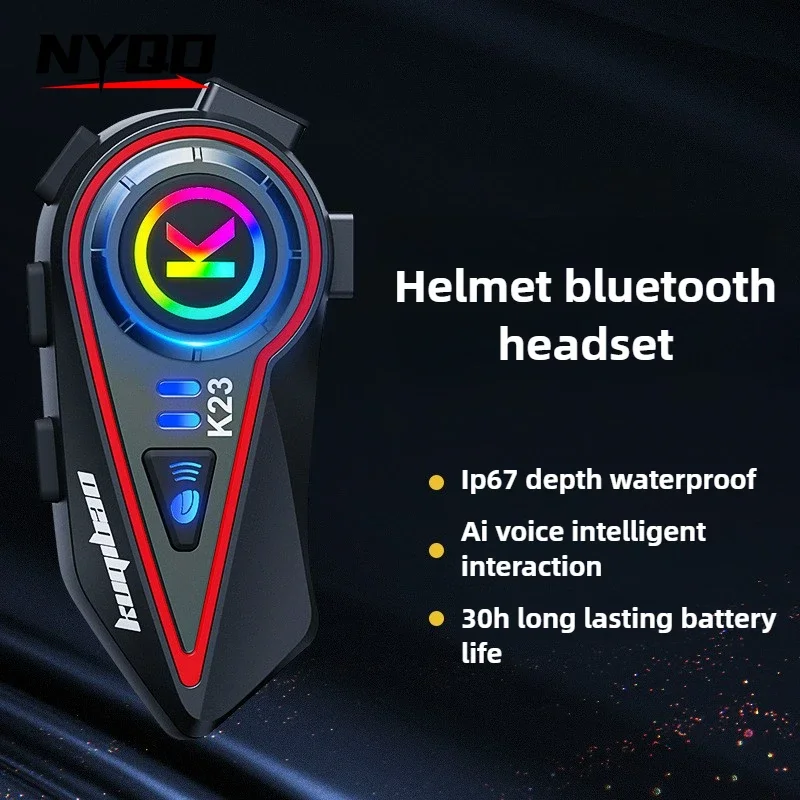 Bluetooth 5.0 Helmet Headset Wireless Hands-free Call Phone Kit Motorcycle Waterproof Earphone MP3 Music Player Speaker for Moto