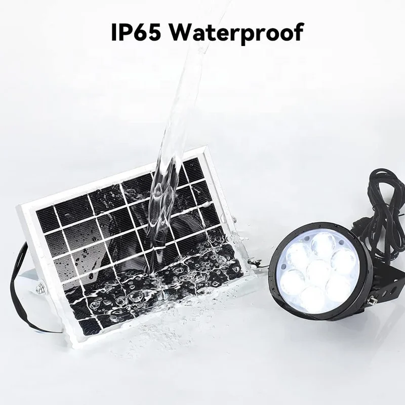 72W Outdoor IP65 Waterproof LED Spotlights Dawn to Dusk DMX512 Ring Lights for Garden Waterfront Tree Landscape Solar Powered