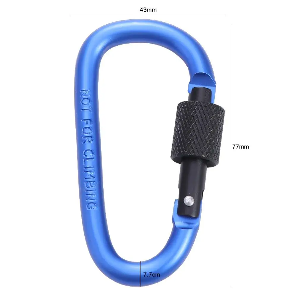 Paracord Carabiner Keychain Rope Buckle Survival Buckle Fishing Carbin Buckle Water Cup Buckle Tourist Hooks Carabiner Clip