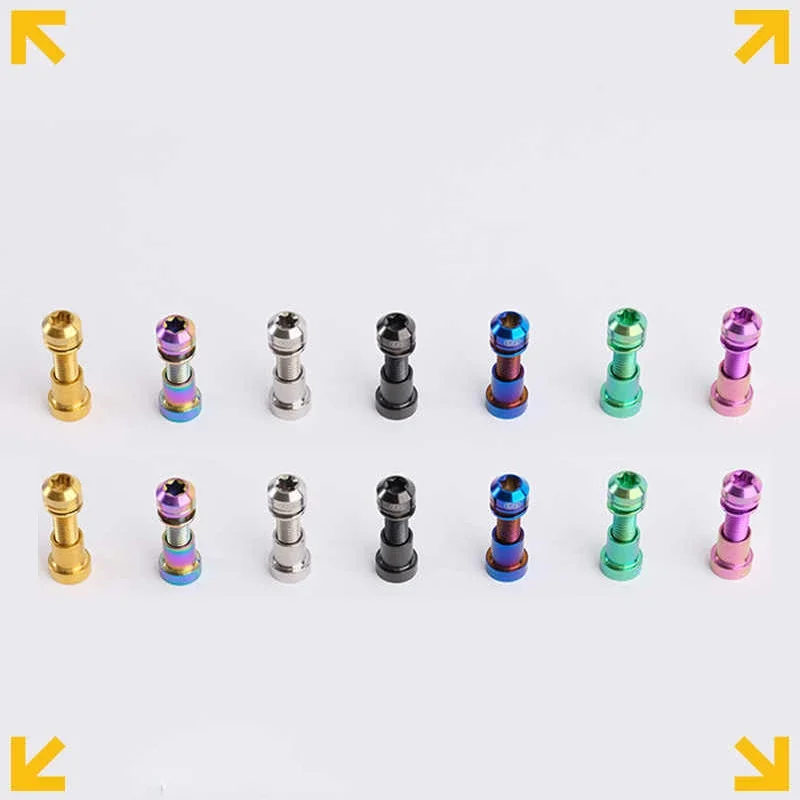 S-Grade TC4 Titanium Alloy Bolt M5x16/18/20mm Carbon Fiber Rear Handle Vertical Screw Mountain Road Bicycle Eertical Accessory