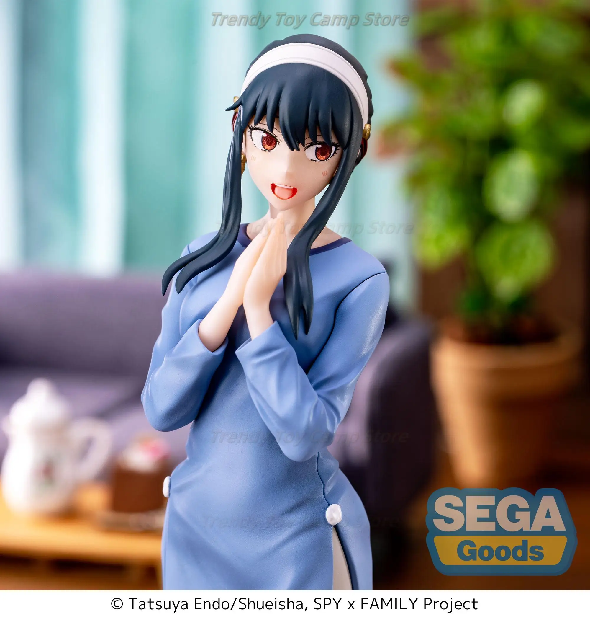 【재고 있음】오리지널 SEGA 루미나스타 스파이×패밀리 요르 포거 PVC 애니메이션 피규어 액션 피규어 모델 장난감