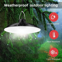 Double Heads Solar Pendant Light Outdoor Indoor Waterproof 60 LED Solar Lamp With Pull Switch Lighting For Garden Flood Light