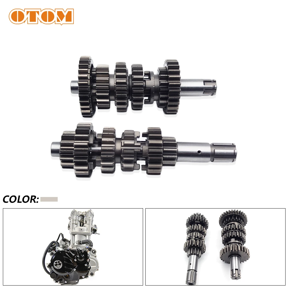 

Motorcycle Transmission Gear Box Main Counter Shaft Kit 6 Speed For ZongShen ZS174FMM CBS300 NB300 BSE KAYO KEWS HJ250H ZUUMAV