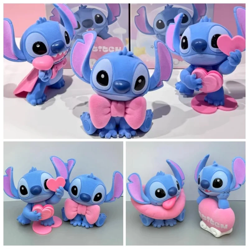 

2025 Genuine Stitch Sweet Pink Series Mystery Blind Box Kawaii Stitch Figure Surprise Box Toy Decoration Birthday Gift