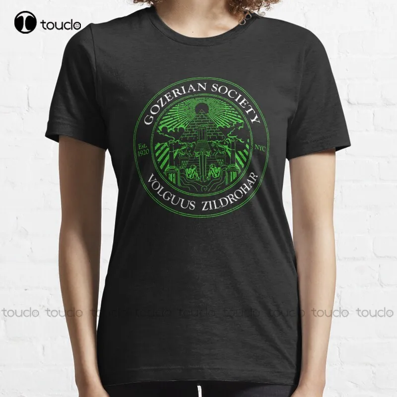 New Gozerian Society - Green Slime Variant T-Shirt Cotton Tee Shirt T Shirts Men Custom Aldult Teen Unisex Fashion Funny New