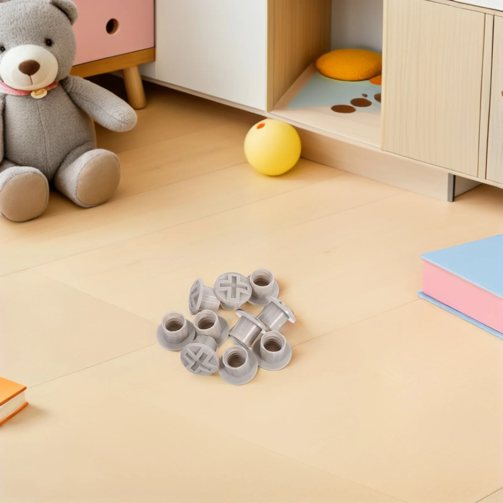 

10Pcs Plastic Slide Screw Caps Replacement Fixing Covers for Children's Play Slides Smooth Surface Protection Anti-Loosening