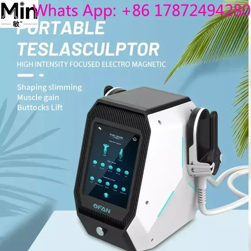 Portable HIEMT EMS Body Sculpting Machine Burning Muscle Training Device