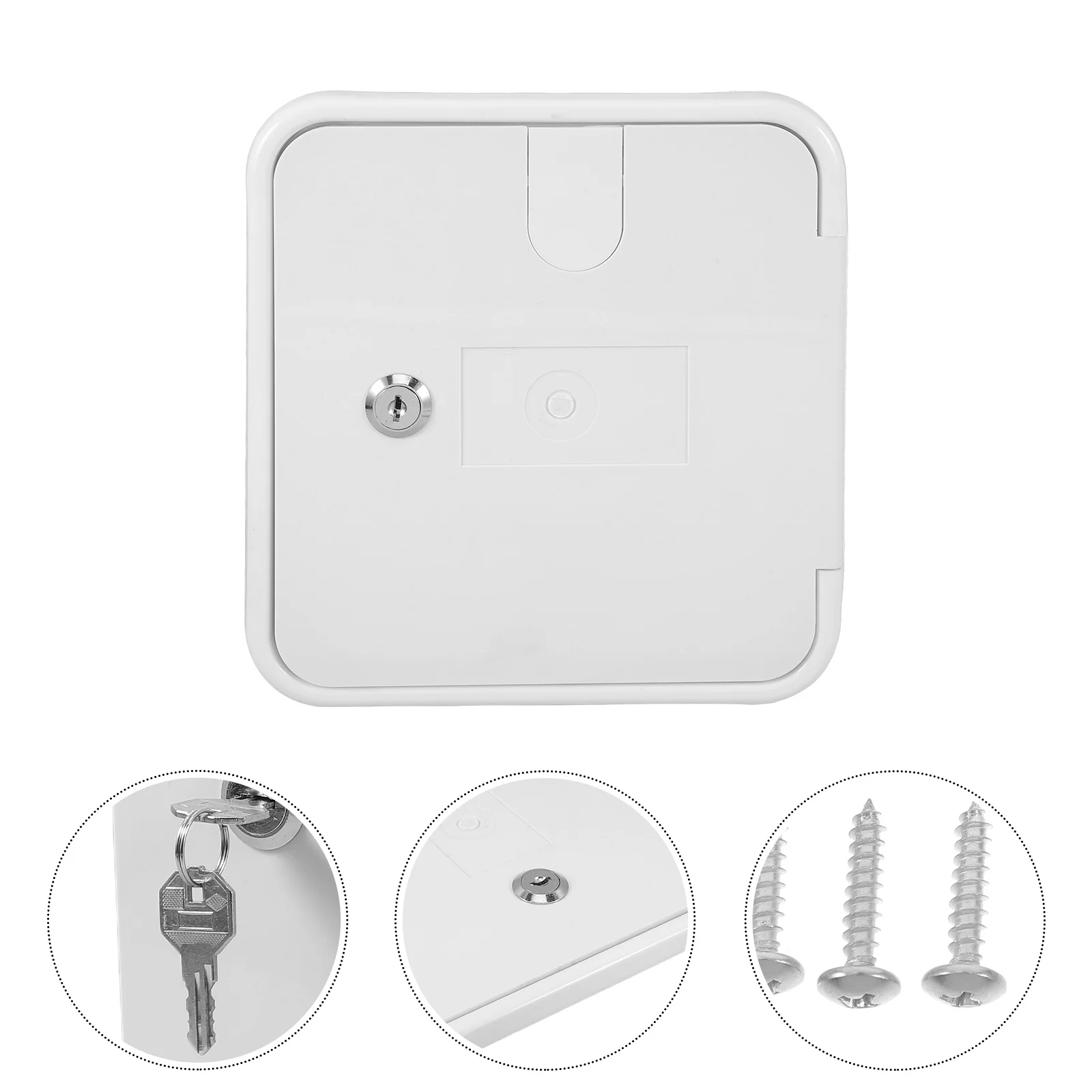 

Rv Power Cable Hatch Door Electrical Access Door for Campervan Easy Installation Replacement Fits Various Rv Modification
