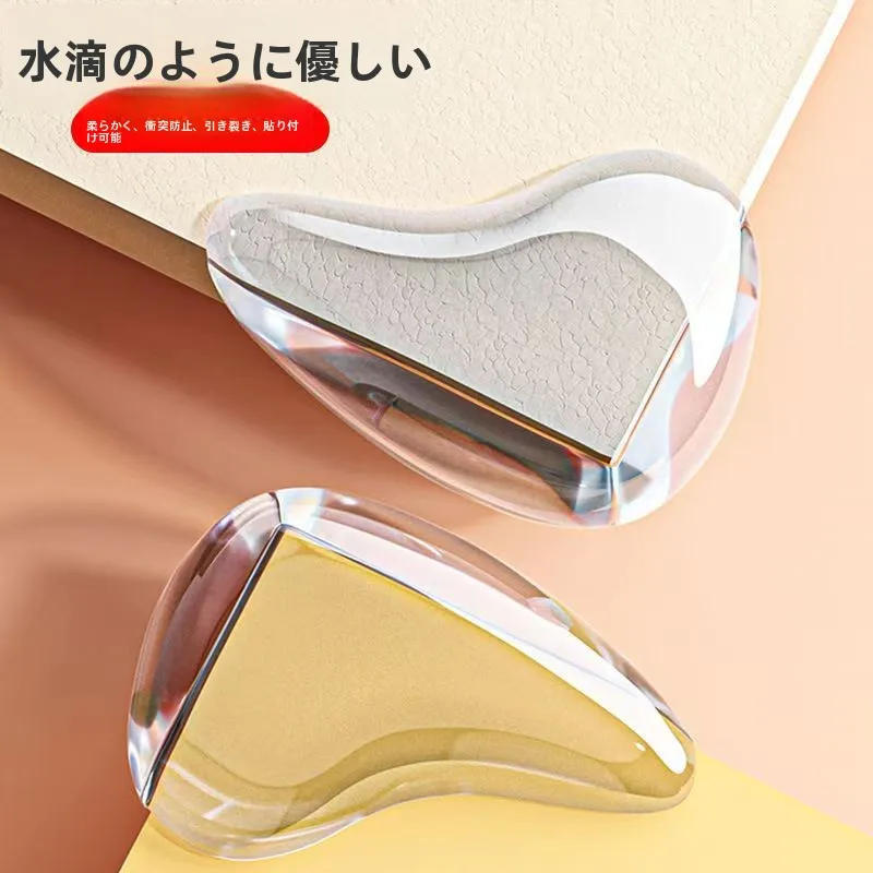 protetor-de-canto-de-mesa-de-silicone-para-uso-domestico-anticolisao-transparente-em-formato-de-gota-para-seguranca-infantil