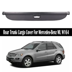 Rear Trunk Cargo Cover For Mercedes-Benz ML W164 ML320 ML300 ML350 ML500 2006-2012 Security Shield Curtain Privacy Accessories