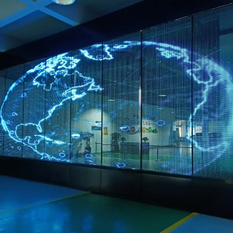 Customizable High-Reference Flexible LED Transparent Micro Screen for Indoor Use for Retail Store with SDK Function