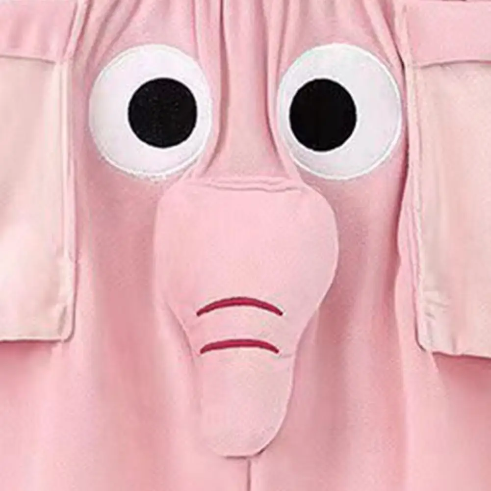 Éléphant Boxer Shorts pour hommes drôle nouveauté Shorts taille élastique sous-vêtements humoristiques hommes pantalons courts bleu rose usage quotidien Shorts