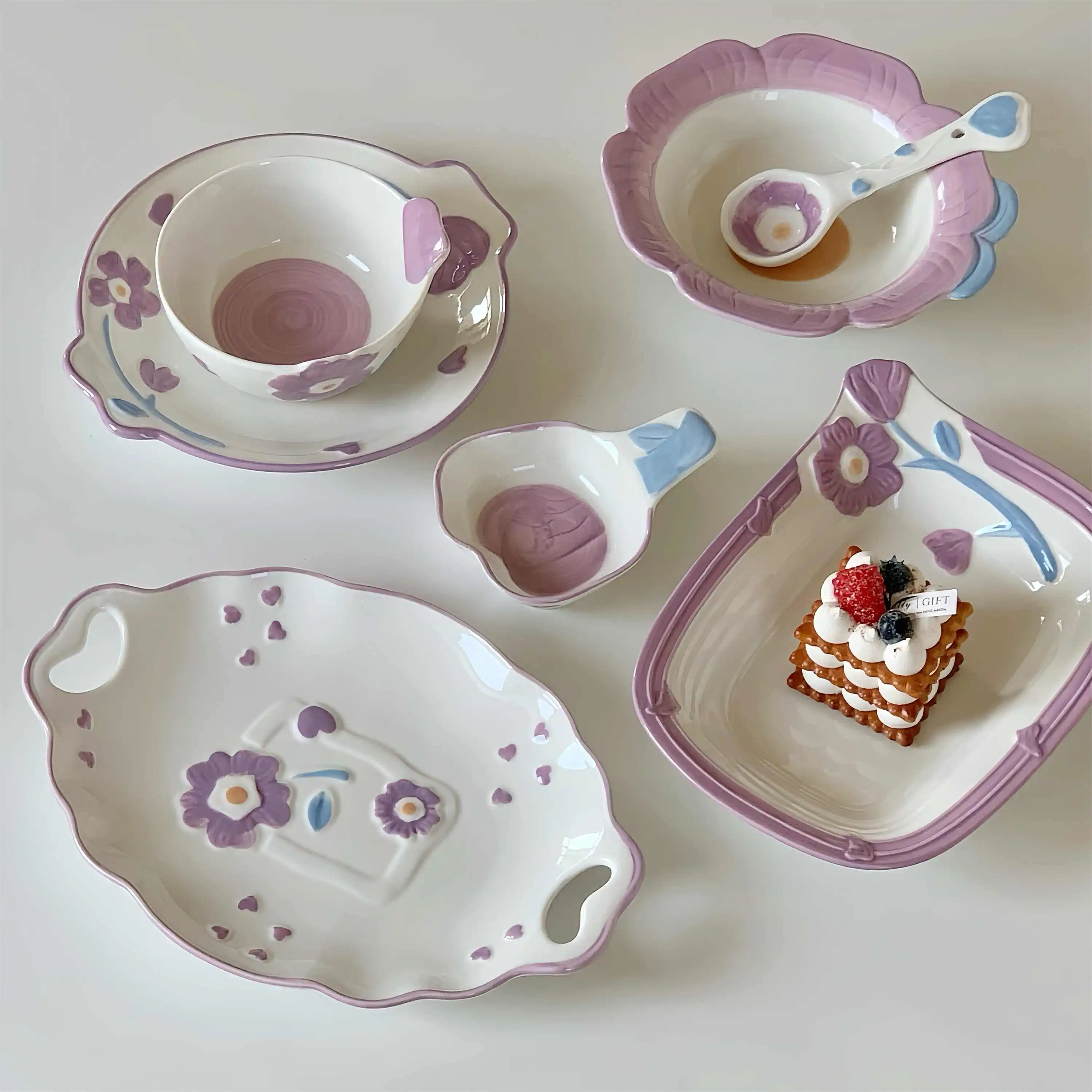 Flower Relief Ceram… - image