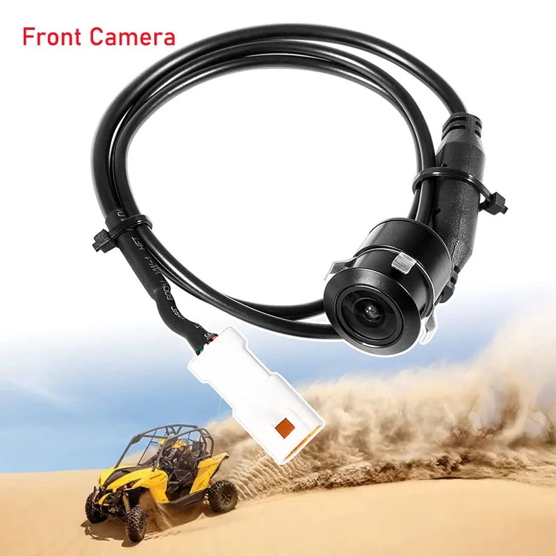 Polaris RZR Ride Command Plug and Play HD Wide-Angle Waterproof Front Camera For Factory Installed 7