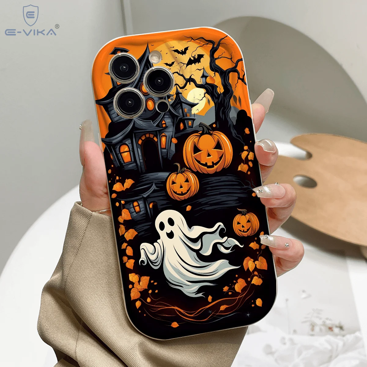 Halloween Pumpkin Phone Case For Samsung Galaxy S25 S23 Plus S26 S24 Ultra A56 A17 A27 A36 A15 A55 A57 A36 3D Glossy TPU Cover