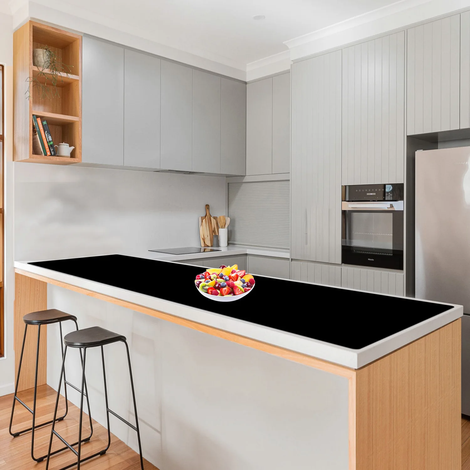 

47.2” x 23.6”Silicone Mat, Large Silicone Heat-Resistant Counter Mat, Kitchen Countertop Non-Slip Mat, Craft Table Placemat