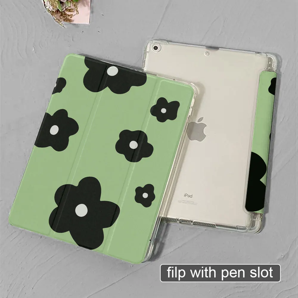 ipad case Pro10.5 Drop proo soft case Air5 Sleep Wake ipad10th with magnetic soft case Air12 with pen slot