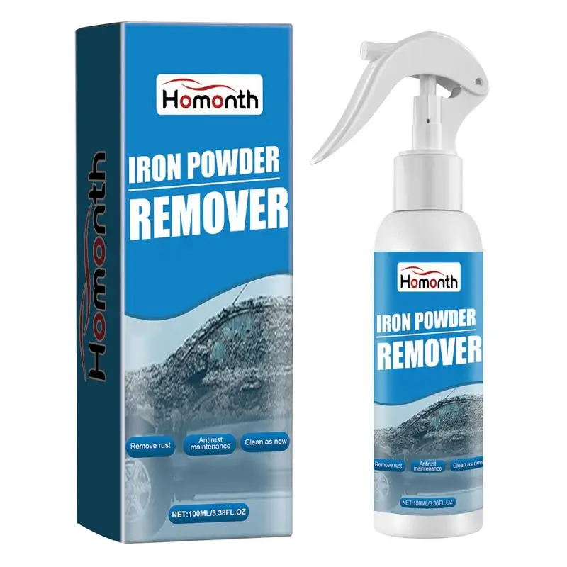 

Iron Rust Remover For Cars Multi Purpose Car Detailing Stain Remover Spray Auto Metal Surface Polishing Rust Remover Spray