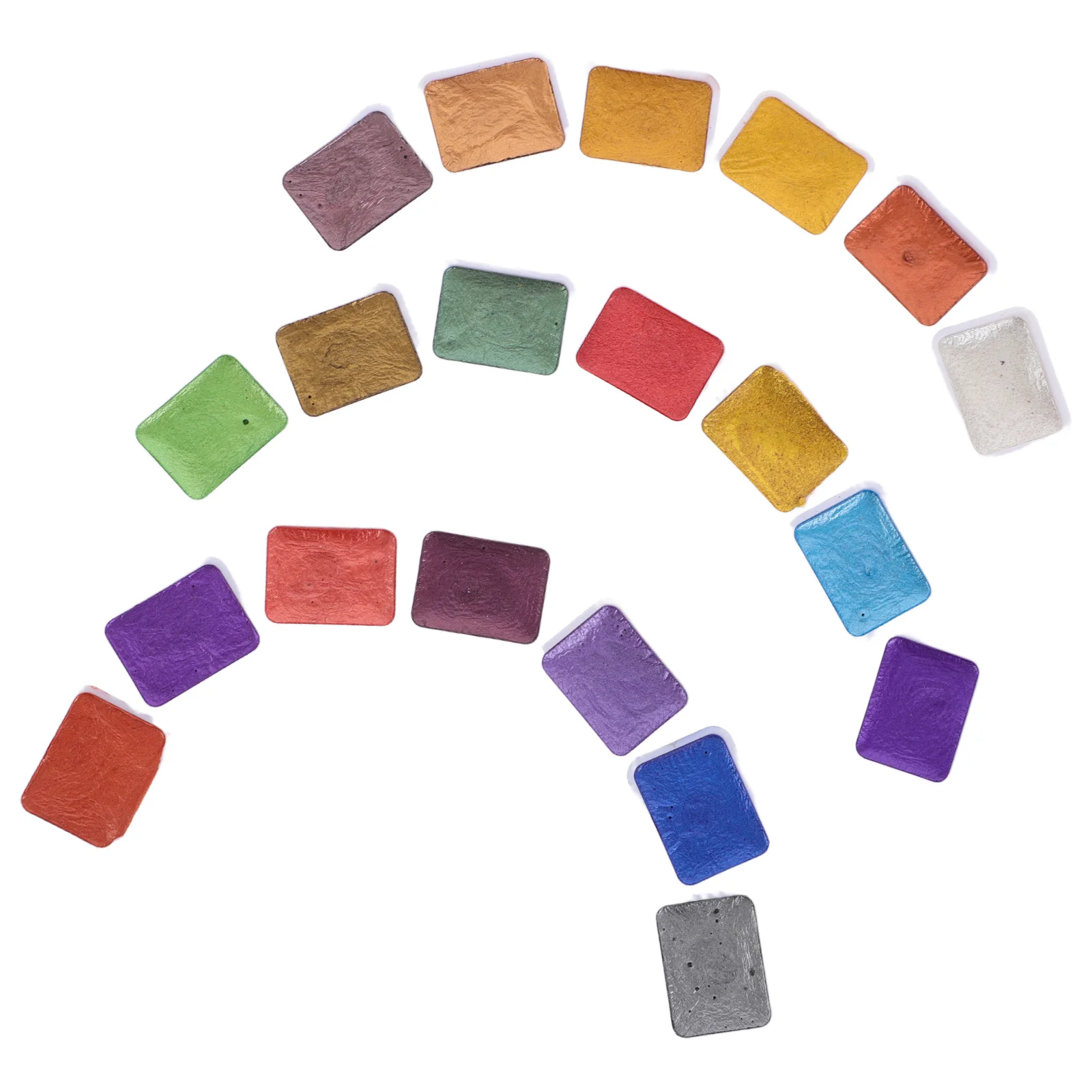 

1Set Metallic Watercolor Pigment Set Vivid Intense Colors Nail Art Watercolor Painting Palette Professional Artist Student