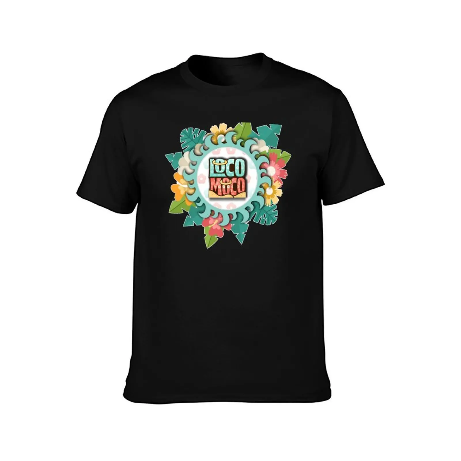 For Loco, Memorial Design for Locomoco T-Shirt, Summer Casual Cotton Tee, Oversized Streetwear Tops, Vintage Graphic Print