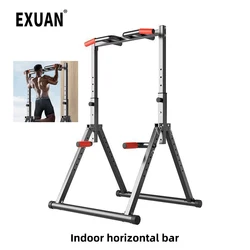 Folding Horizontal Bar Multi-functional Indoor Home Courtyard Steel Pipe Telescopic Pull-up Without Punching Fitness Rack