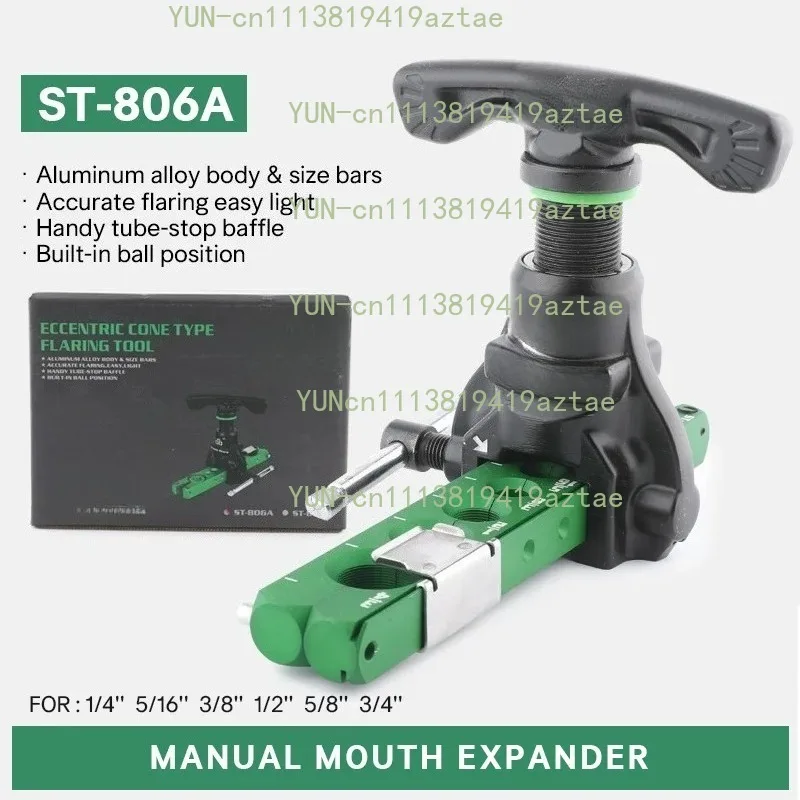 Lightweight Tube Flaring & Expander Tool Set, Metric Copper Pipe Processing Kit with Reamer WS‑806A