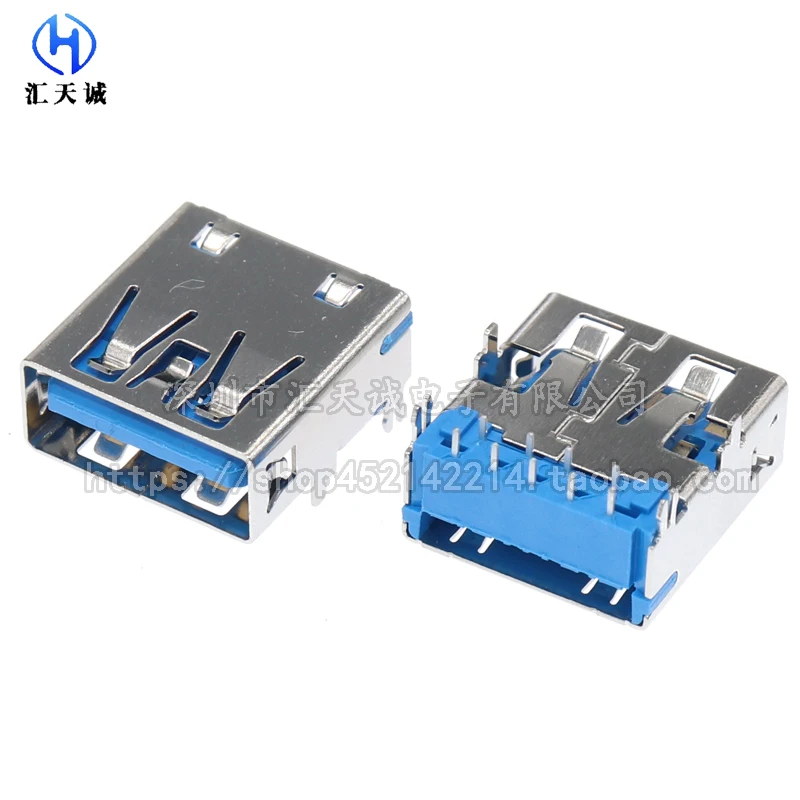 ChengHaoRan 5/10/20/50 New Laptop Replacement USB 3.0 Socket Connector Notebook Repair Parts for Dell/HP/Asus/ACER/Lenovo/Toshib