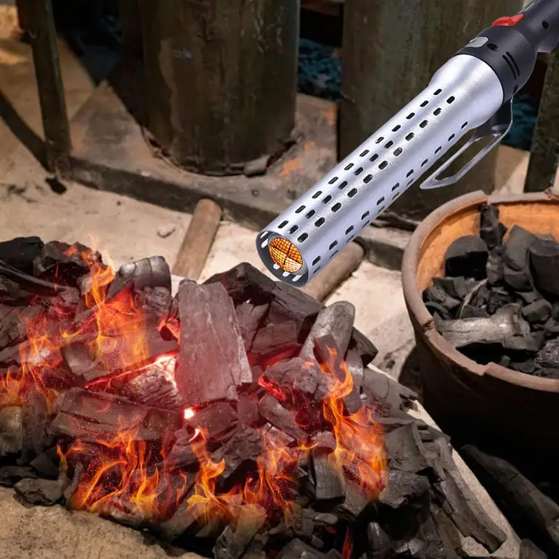 Imagem -02 - Isqueiro de Carvão Elétrico para Churrasco Ferramentas para Churrasco Acessórios para Grelha Fogo de Cozinha Kamado Segurança