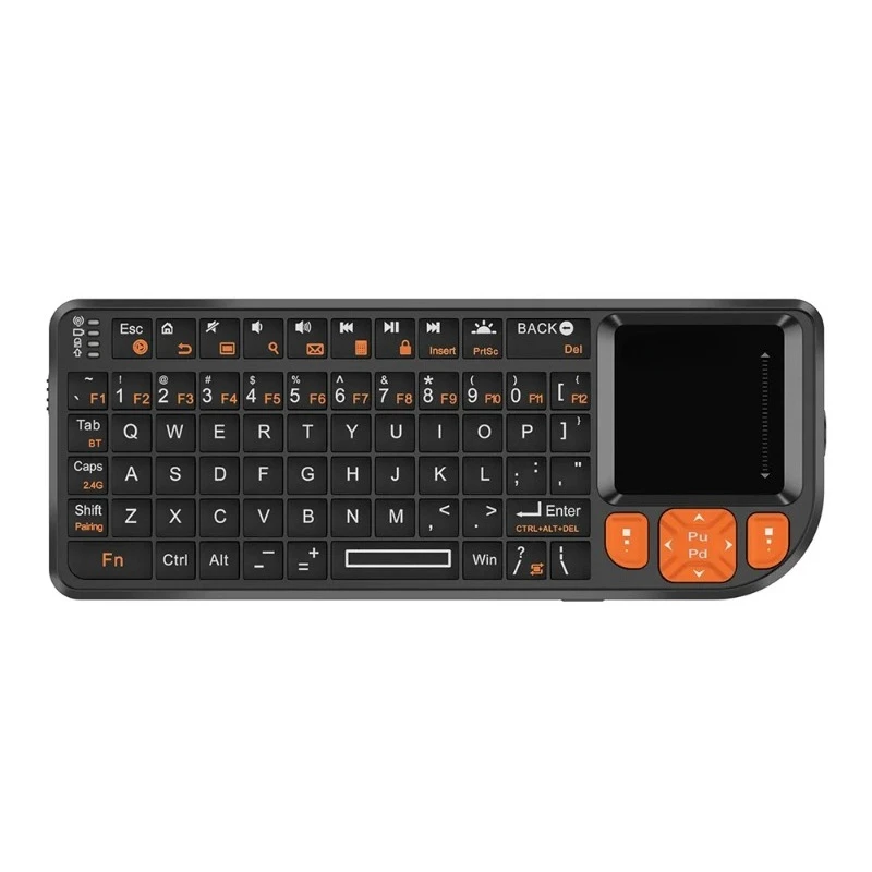2-In-1 mini keyboard wireless bluetooth portable mini keyboard with trackpad mouse mobile phone K808 keypad