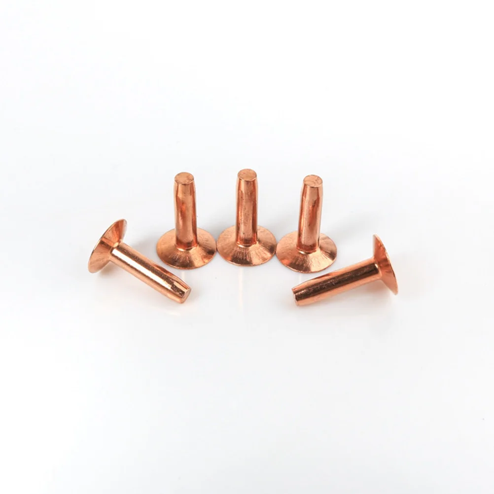 

50 set Burrs Kit Rivets Set For Diy Luggage Repair Tubular Stud Metal Rivets Durable Hardware Craft Accessories